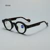 Herren Retro Lesebrille Anti Blaulicht Brille Trend Ultraleicht Rundes Gestell Damen Alterssichtige Brille Gestell Unisex