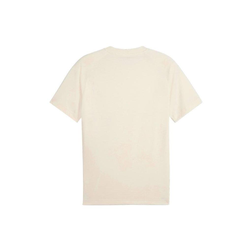 Puma Tech Pocket Tee Color Block Casual Cut Design Round Neck Short Sleeve T-Shirt Men Tops Snow-White 626155-87