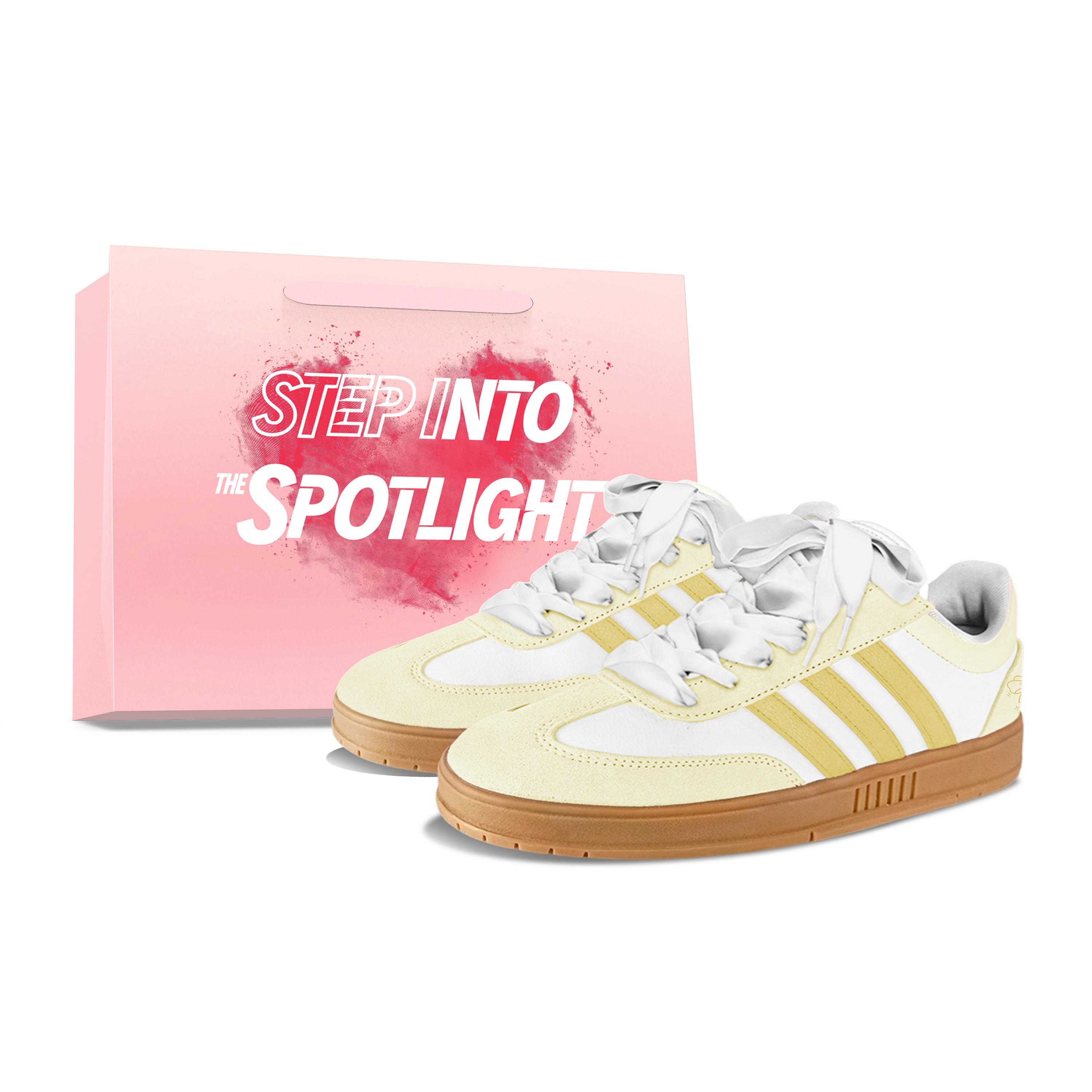 

Adidas Gradas Mel Jelly Suede Coverage Slip Resistant Low top Skateboard Shoes Unisex Cream Yellow IE9044(Team1732--PBOX)