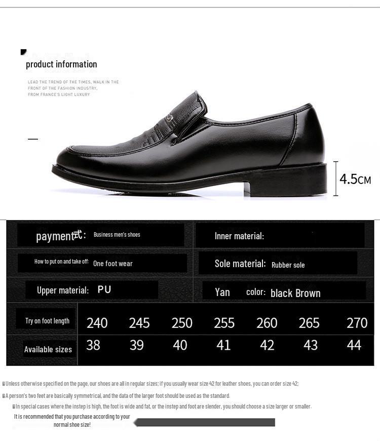 2024 Autumn Men's Soft Sole Casual Leather Shoes - Breathable Business Footwear for Middle-Aged and Elderly