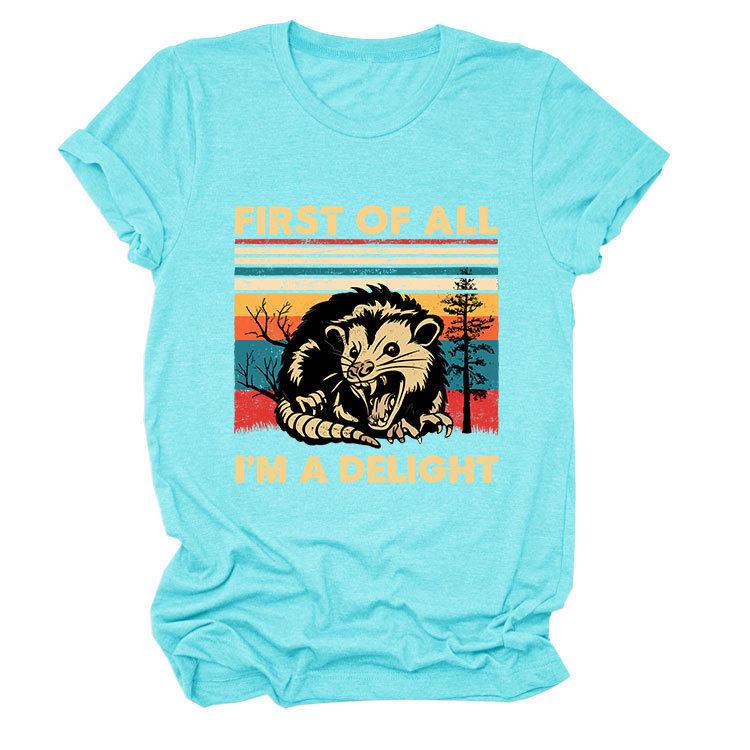 Unisex Summer Delight Round Neck T-Shirt