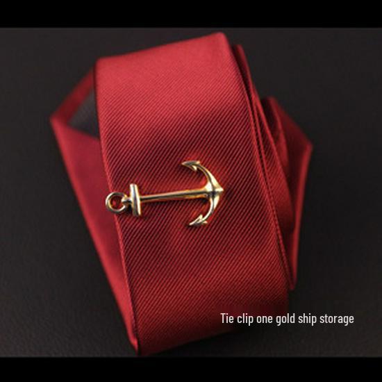 Men's Stylish Silver & Gold Tie Clip Set - Modern, Sleek Designs