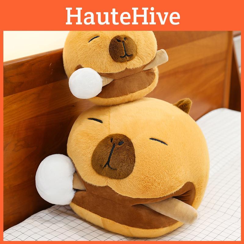 Capybara Cute Cartoon Plush Toy Decorative Pillow Gift For Kids Bedroom Decor