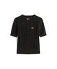 Tommy Jeans Regular Fit Cable Short Sleeve Cardigan (T32G1Kcd05Twt2Bds)