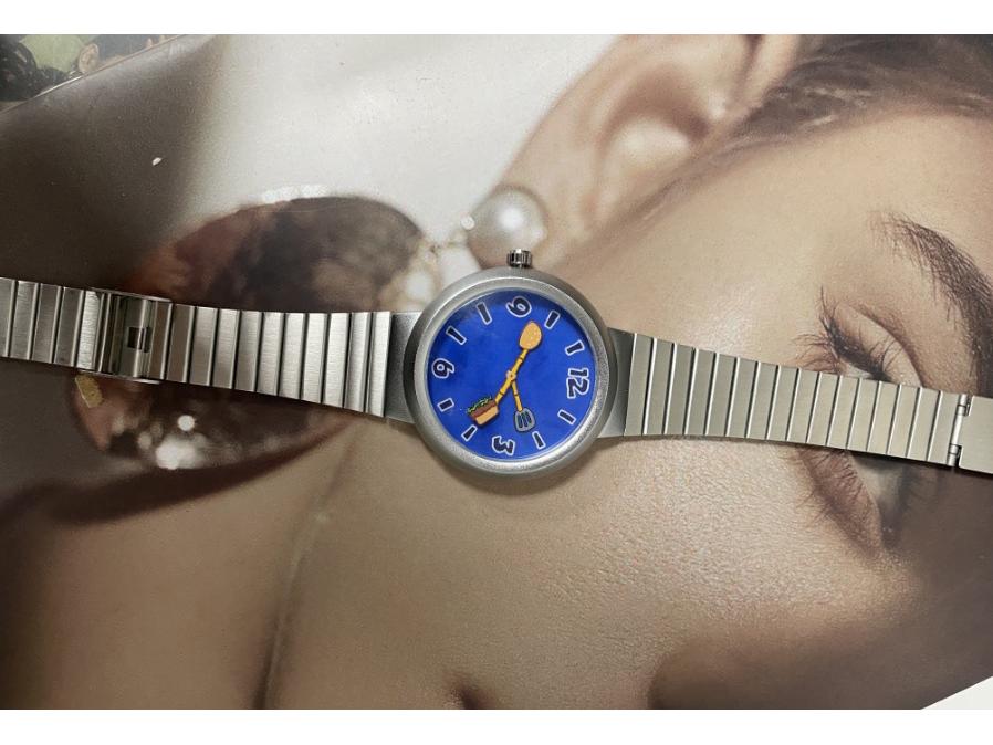 Alien Garden SpongeBob Hamburger Waterproof Couple Watch for Men and Women