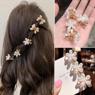 2023 Mini Crystal Flower Hair Clip: Korean Style Trendy Hair Accessory