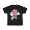 Super Knuckles the Echidna Heavy Cotton Black Tee