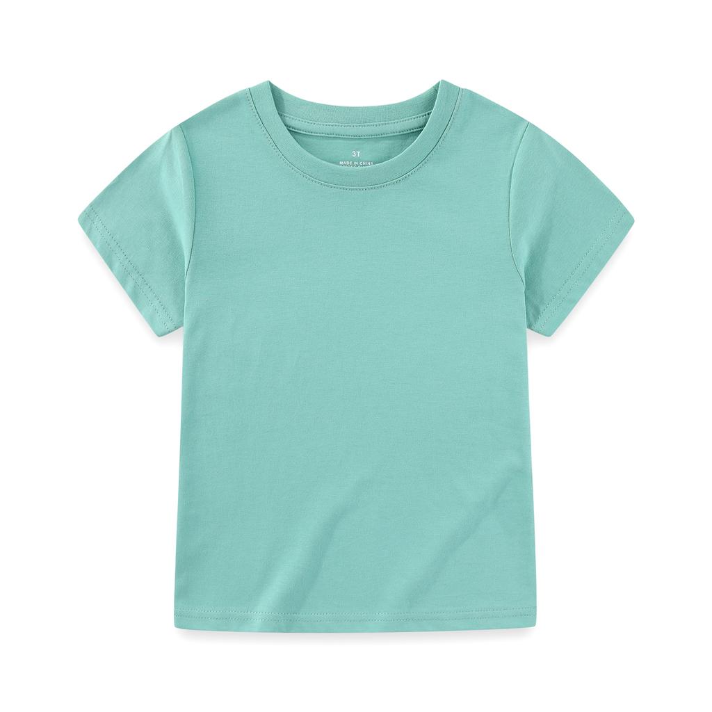 KIDDIEZOOM Modisches und bequemes kurzärmeliges T-Shirt für Säuglinge und Kleinkinder, Jungen und Mädchen, 100 % reine Baumwolle, weiche Neugeborenenkleidung