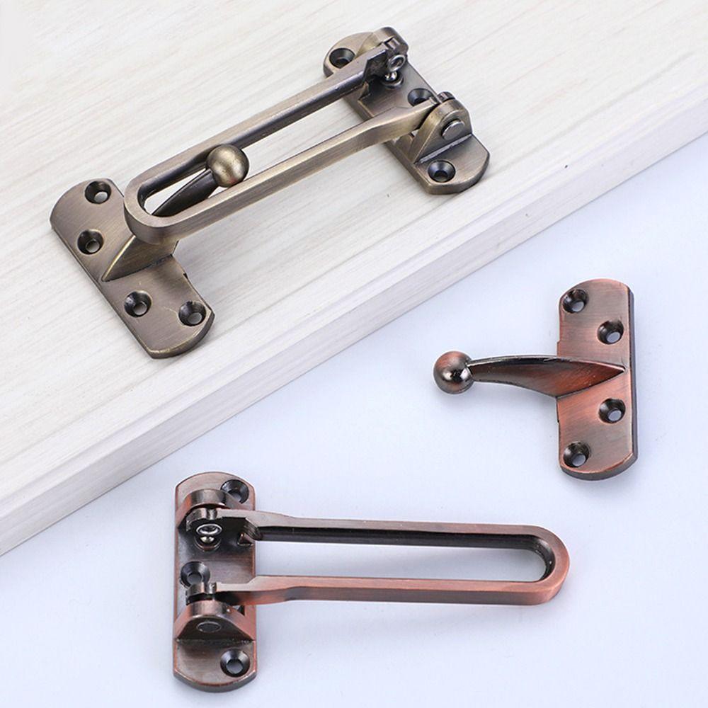 Clasp Lock Door Lock Buckle Catch Door Chain Lock Strong Heavy Duty Door Buckle  Hotel
