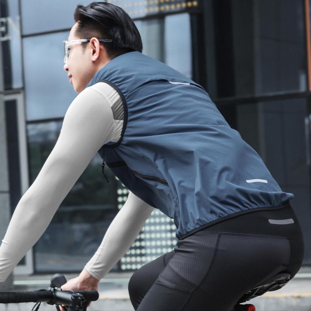 Wosawe Unisex Motorrad Radfahren Wandern Laufen Winddicht Wasserabweisend Langlebig Sport Reflektierend Atmungsaktiv Fahrweste