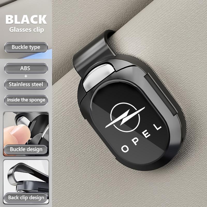 Car Sun Visor Eyeglasses Clip Card Ticket Holder Stand Fastener For Opel Insignia Astra G J F K Vectra C H Corsa C B D Omega