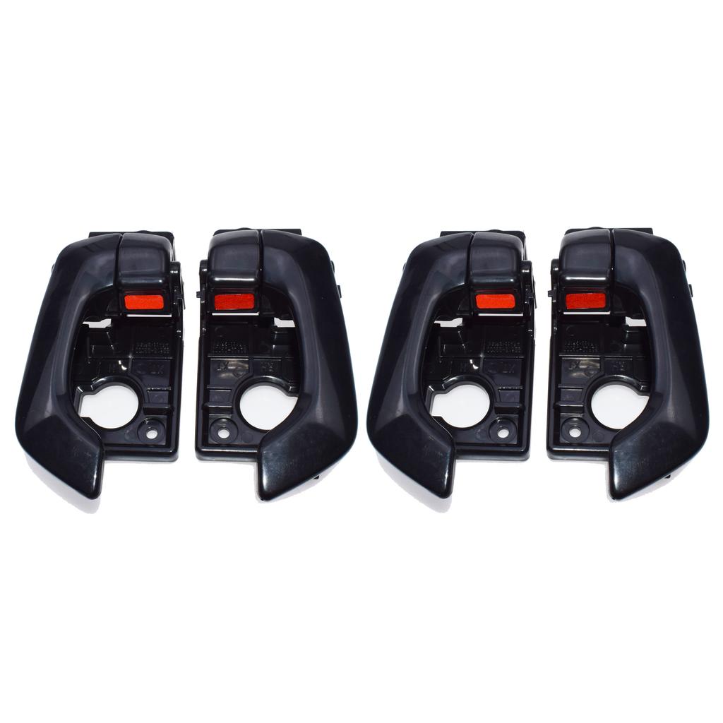 4 Pcs For Kia Optima Magentis 2.4L 2.7L 2006 2007 2008 2009 2010 Black / Silver Interior Car Door Handle Front Rear Left Right