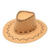 Western cowboy hat men's summer outdoor visor grassland Mongolian hat knight hat travel hat stage prop hat women