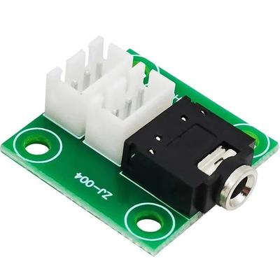 New 1PCS 3.5MM Headphone Audio Signal Transfer XH2.54 3P Terminal Lead Amplifier Chassis DIY Wiring Board