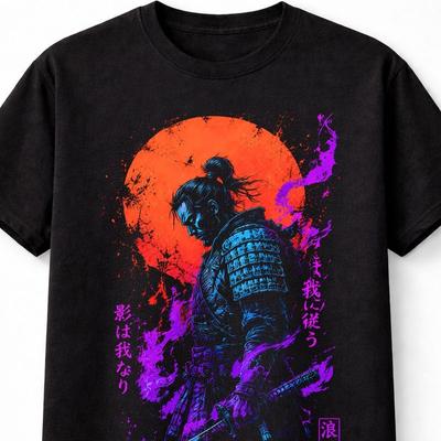 Ronin Samurai Warrior Katana Japanese Anime Graphic Unisex TShirt