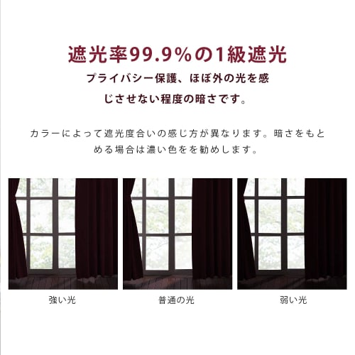 NICETOWN Blackout Curtains, Room Divider, Soundproof, and Cold Protection, Wine Color, 100cm Wide x 135cm Long, Set of 2, Cafe Curtains, Coffee Shop,