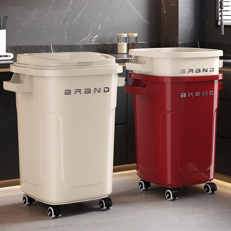 Premium Extra Large 30L/50L Square Trash Can for Home and Kitchen