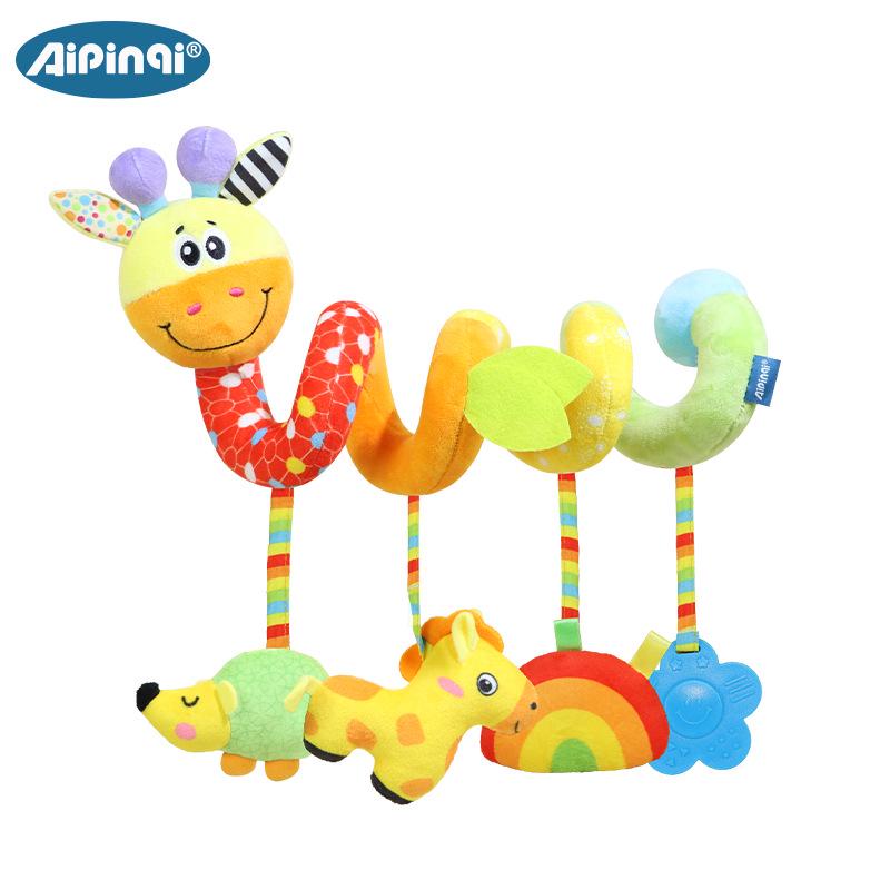 Plush Elephant Baby Crib & Stroller Bed Hanging Wrap