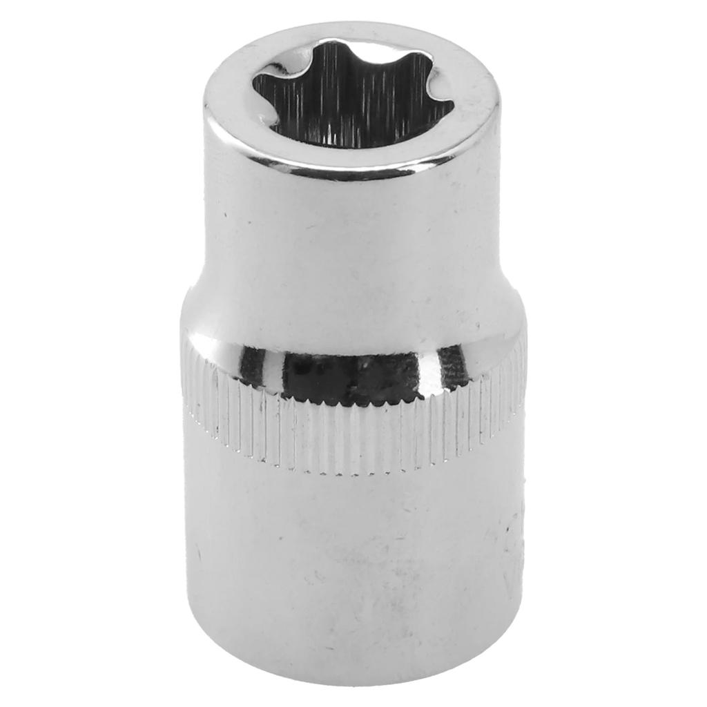 Hand Tool E Type Sockets 1/2 Square Tool Female Torx Socket For Ratchet End Wrench Head E10/E12/E14/E16/E18/E20/E22/E24