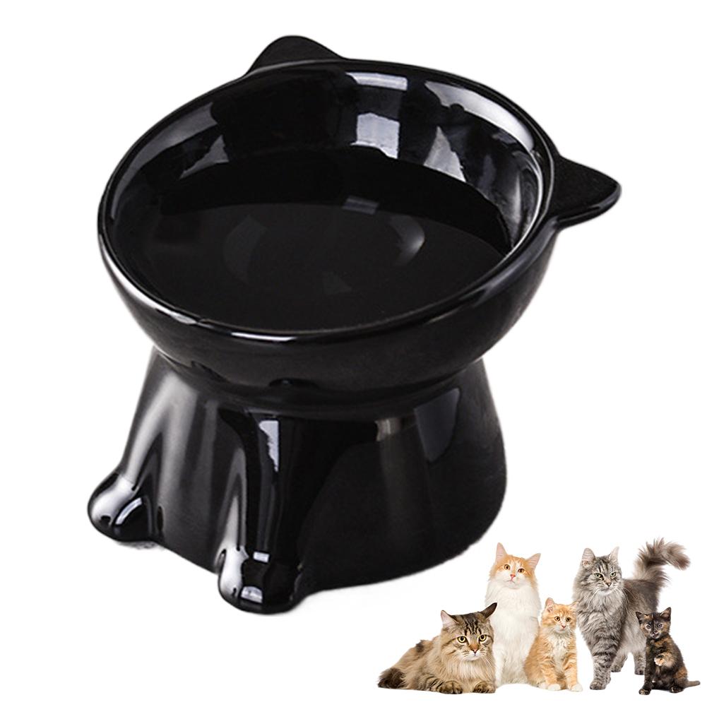 1 Pcs Cat Bowl Ceramic Cat Bowl Pet Bowl Pet Supplies Cat Bowl Dog Bowl Macaron Color New Cat and Dog Universal Pet Bowl