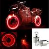 2/4/8pcs LED Tire Valve Stem Caps Neon Light Waterproof Wheel Spoke Lights LED Tire Lamp for Motorcycle Bicycle Car Accessories
