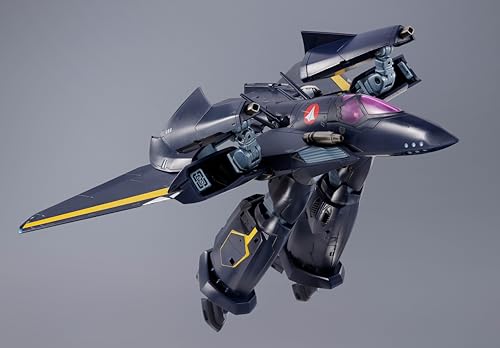Tamashii Nations DX Chogokin Macross 7 VF-17S Nightmare Stealth Valkyrie Gumlin Kizaki Machine 250mm ABS Metal PVC Movable Figure