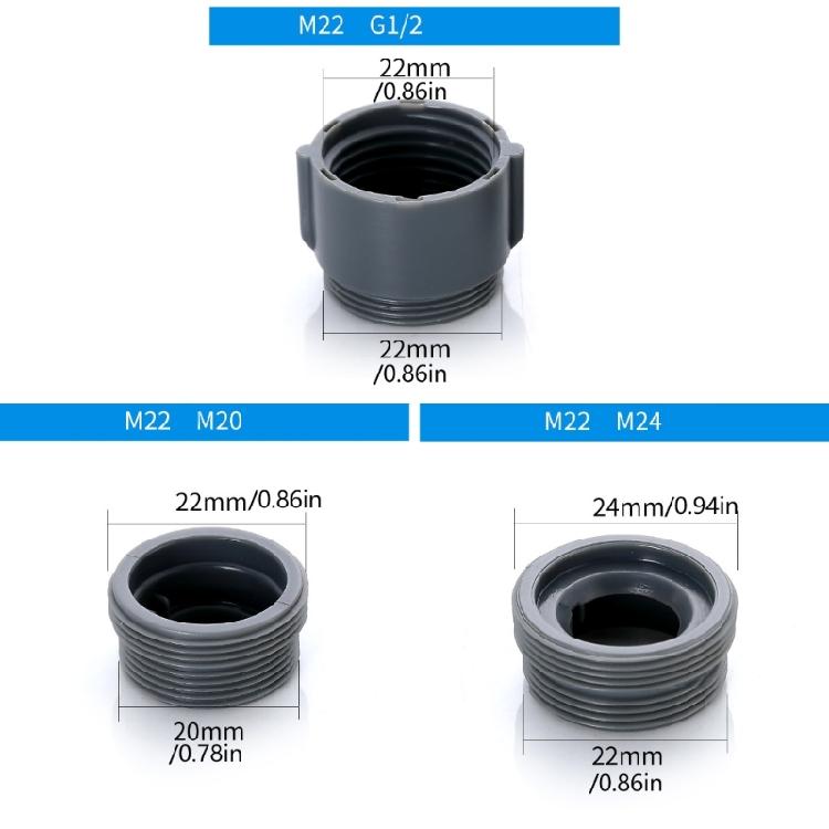 Plastic Repair Tap Converter Faucet Adapter Set Bathroom Kitchen Tap Connector Faucet Aerator Adapter Easy to Install