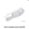 Stampo in Silicone Fai da Te Resina Epossidica Cristallo: 4 Tipi di Pettini Fatti a Mano (Lungo, Corto, Mezzaluna, Specchio)