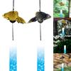 Cast Iron Wind Chime Goldfish Bless Bell Pendant Memorial Sympathy Small Wind Chime for Outside Balcony Patio Room Indoor