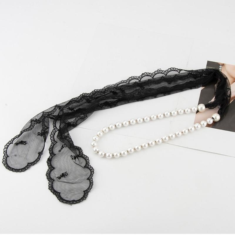 Blingbling Rhinestones Pearls Waist Chain Adjustable Length For Women Elegant Retro Jewelry Accessory