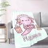 Axolotl Loves Customize Your Name Blanket Warm Comfortable And Soft Blankets Are Suitable For Home Chairs Office Sofas Sofas Office Camping And Gifts