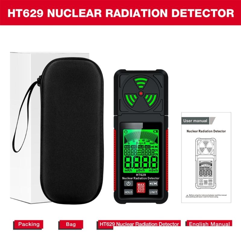 Portable Nuclear Radiation Detector for Accurate Measurement and Safety Monitoring in Various Environment