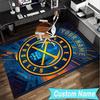 Custom Name Rug Detroit Team Spirit Area Rug Suitable for Indoor And Outdoor,Carpets for Homes, Offices,Living Rooms,Home Decor,Christmas Gift