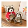 Raccoon Plush Pillow Soft Cute Toy Fluffy Comfortable Sleeping Realistic Home Decor Birthday Gift Children's Day Gift Halloween Gift Christmas Gift