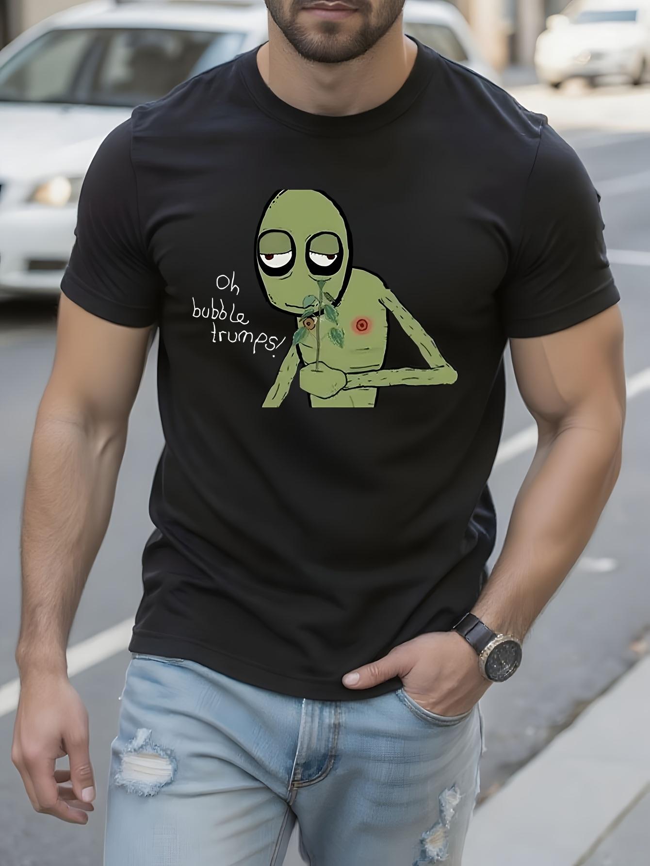 Funny Tshirt Funny Alien Graphic Tshirt L