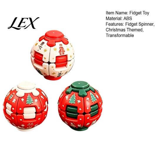 Party Bag Fillers Press to Spin Fidget Ball, Transformable Spinner Sensory Stress Relief Pocket Sized Games Toy for Adults Teens, Anxiety Focus