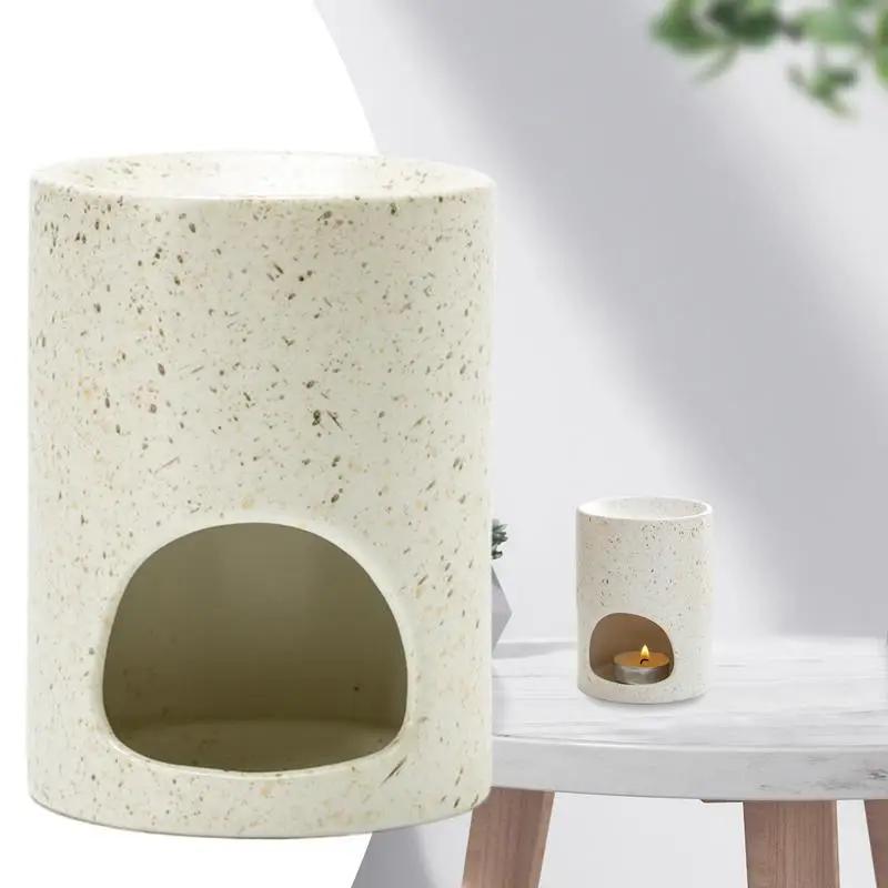 Fragrance Burner Diffuser Ceramics Room Scent Diffuser Relaxing Wax Melt Burner Candle Holder For Beauty Salon Living Room