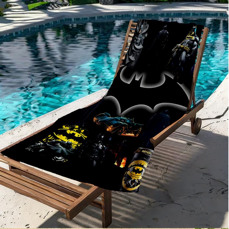 Toalha de Praia com Estampa de Super-heróis, Toalha de Praia Versátil Leve Absorvente para Piscina Surf Yoga Banheiro, Presente Perfeito de Aniversário Feriado