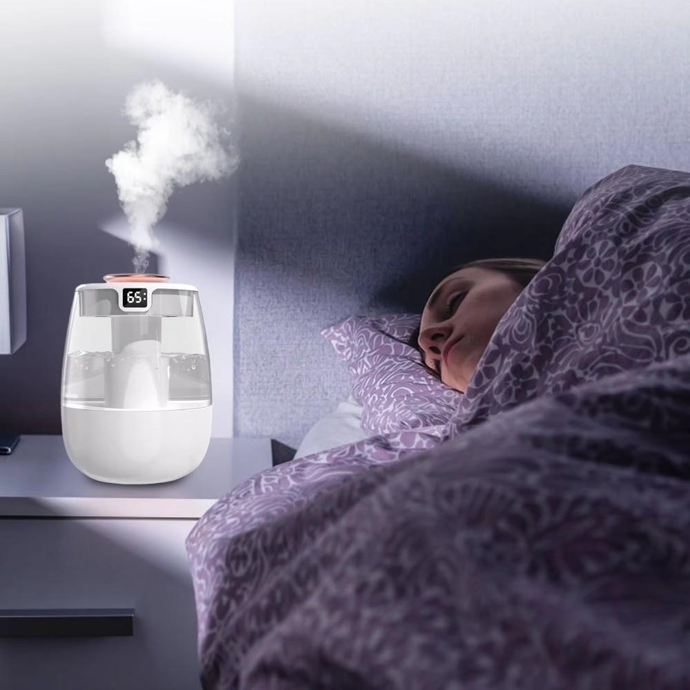 Double Spray Port Aroma Humidifier Efficient Humidity Essential Oil Diffuser  Office Use