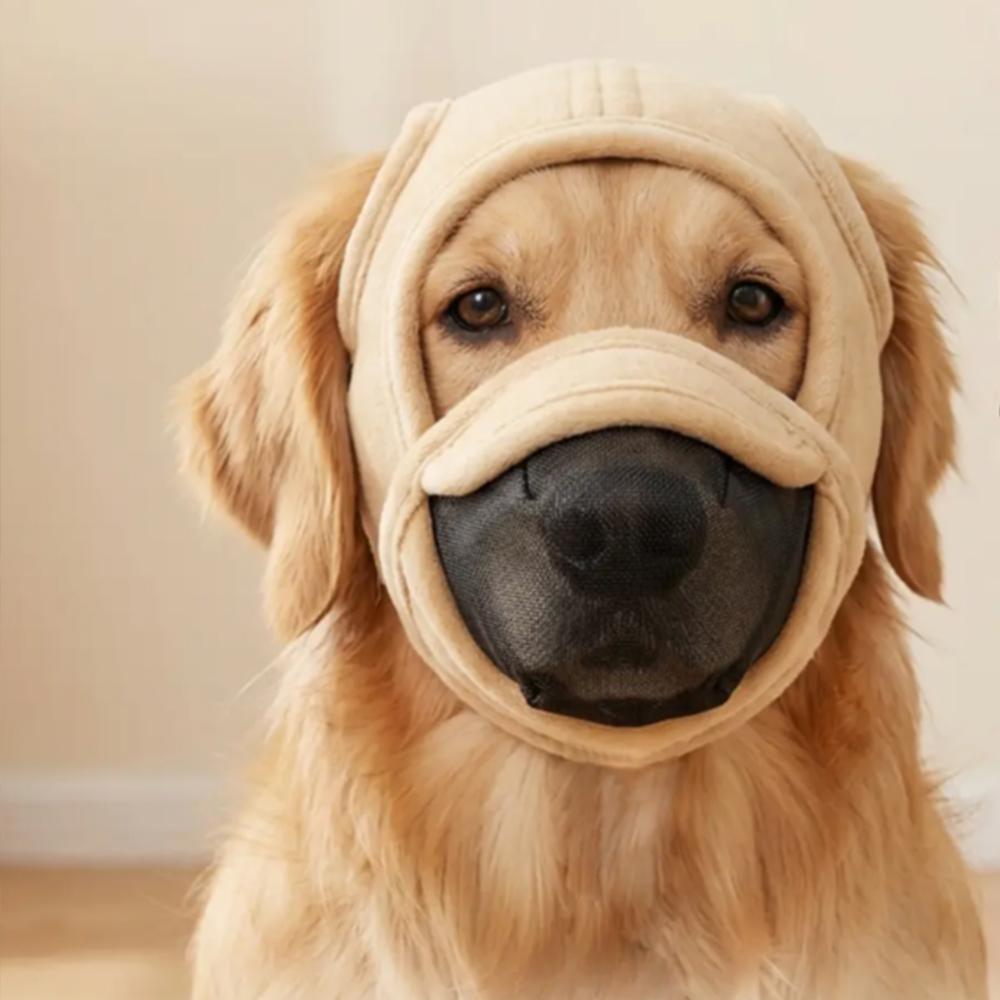 Dog Muzzle Comfortable Breathable Adjustable Outdoor Dog Walking Anti Bite Anti Random Eating Pet Head Cover