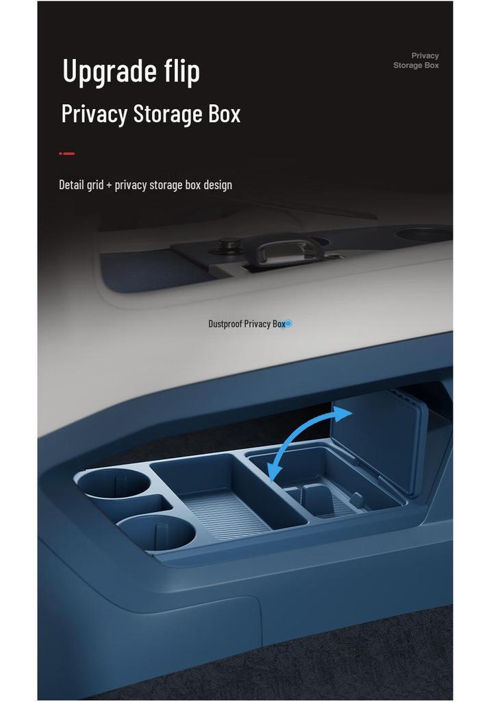 Complete Set of Interior Accessories for Zeekr 001 Center Console Storage Box