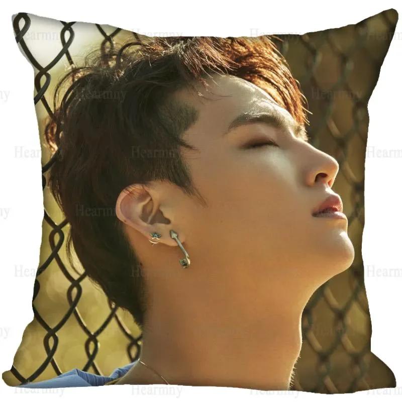 New KPOP GOT7 Pillow Case For Home Decorative Pillows Cover Invisible Zippered Throw PillowCases 45X45cm 0512