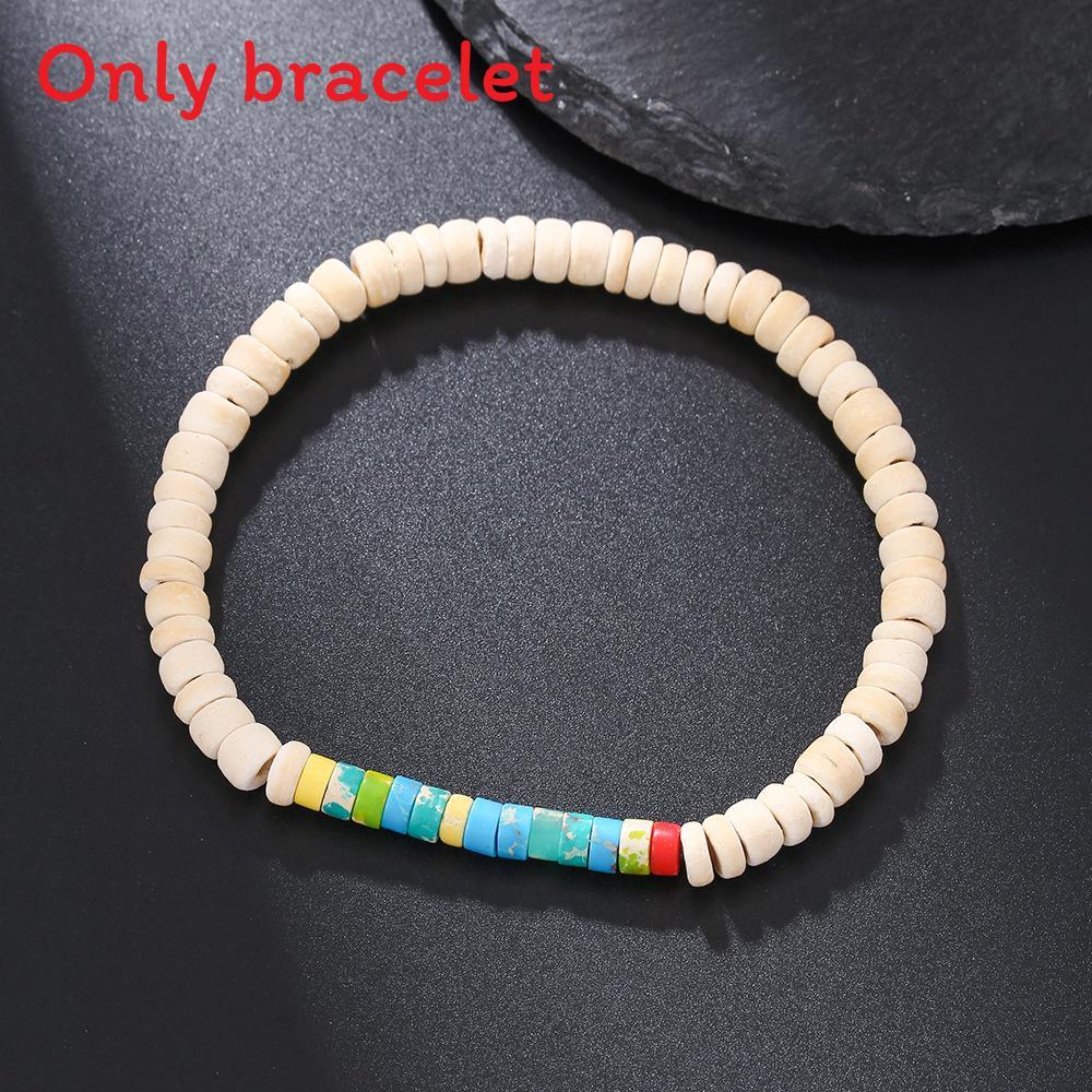Bohemian Turquoise Beaded Bracelet With Geometric Design For Women And Men