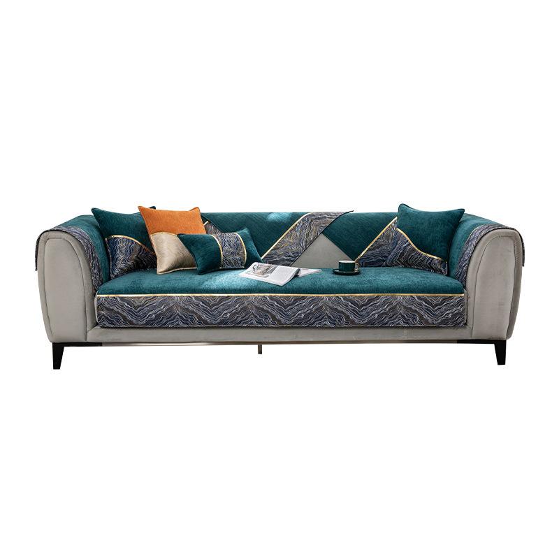 New Chenier Sofa Cushion, Universal In All Seasons, Non-Slip, Solid Color, Modern Light Luxury Fabric Sofa Towel Cover Throw Pillow
