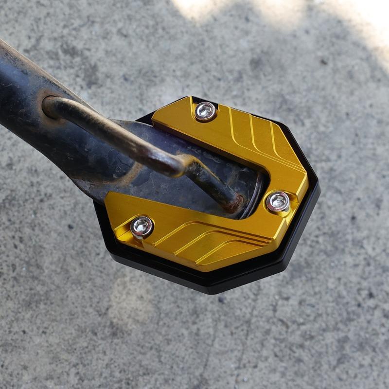 Motocyklová podpěra nohou, modifikace jízdního kola a motocyklu, univerzální protiskluzová tepelně odolná podpěra stojánek, zvětšená základna