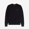 Fred Perry [Sharp] Waffle Stitch Knit - Black Afpm2536507-102