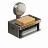 Waterproof Bathroom Soap Holder Suction Cup Soap Storage Rack Wall Mounted Soap Box  Bathroom