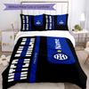 Set Biancheria da Letto Inter Milano Personalizzato con Nome 3 Pezzi Copripiumino Chiusura Include 1 Copripiumino e 2 Federe, Morbido e Confortevole per Tutte le Stagioni.