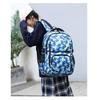 Mode Geometrische Print Rugzak voor Basisschoolleerlingen Meisje Tiener Lichtgewicht Nylon Schooltas Handheld Laptop Rugzak
