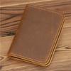 New Arrival Vintage Men's Genuine Leather Credit Card Holder Small Wallet Money Bag ID Card Case Mini Purse For Male
